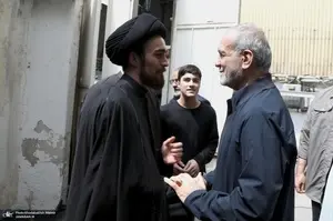 دیدار+رئیس+جمهوری+با+آیت+الله+سید+حسن+خمینی