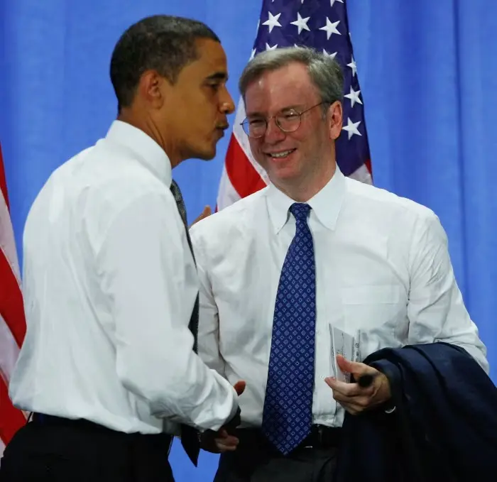 اوباما اشمیت گوگل