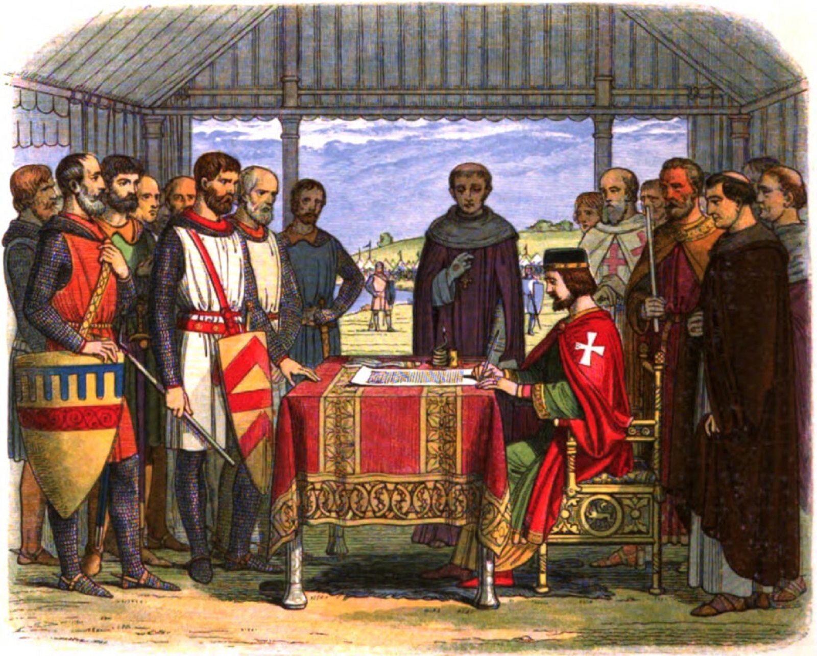 A_Chronicle_of_England_-_Page_226_-_John_Signs_the_Great_Charter-1024x822