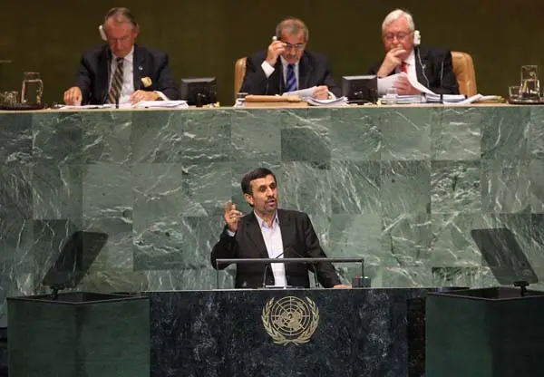 محمود احمدی‌نژاد سازمان ملل