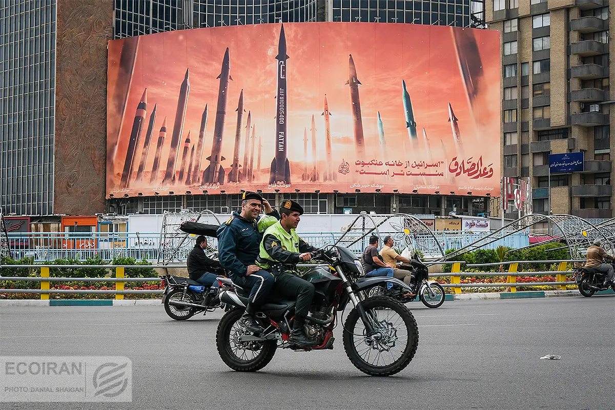 حمله به اسراییل موشک ایرانی شهر تهران