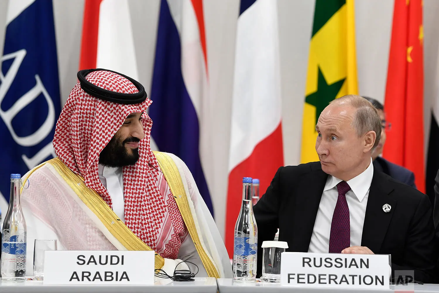 محمد بن سلمان ولادمیر پوتین عربستان سعودی روسیه