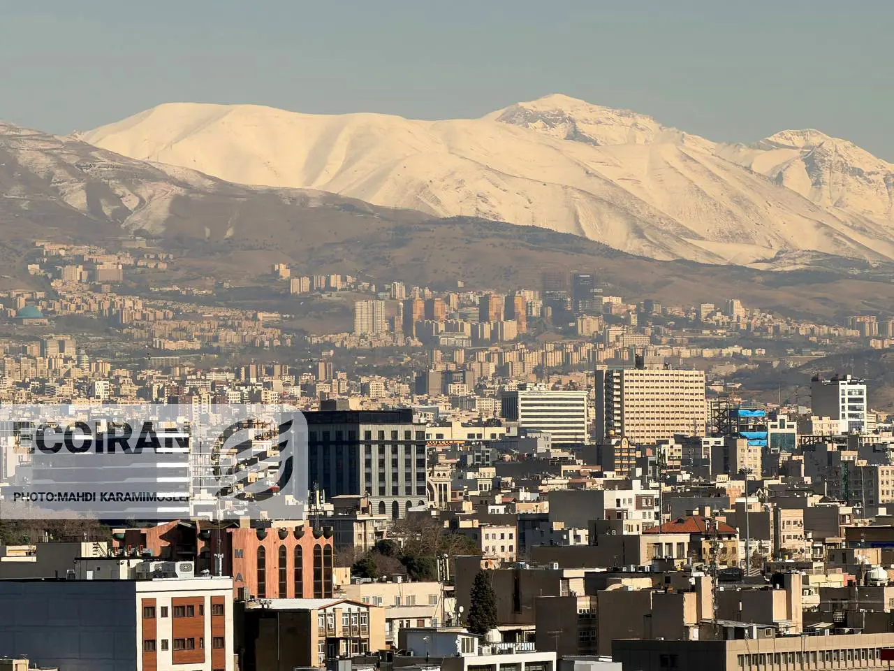 تهران هوای صاف هوای پاک دماوند برج میلاد شهرتهران مصلی امام مسکن