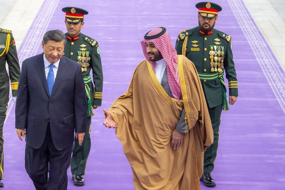 شی جین پینگ محمد بن سلمان چین عربستان