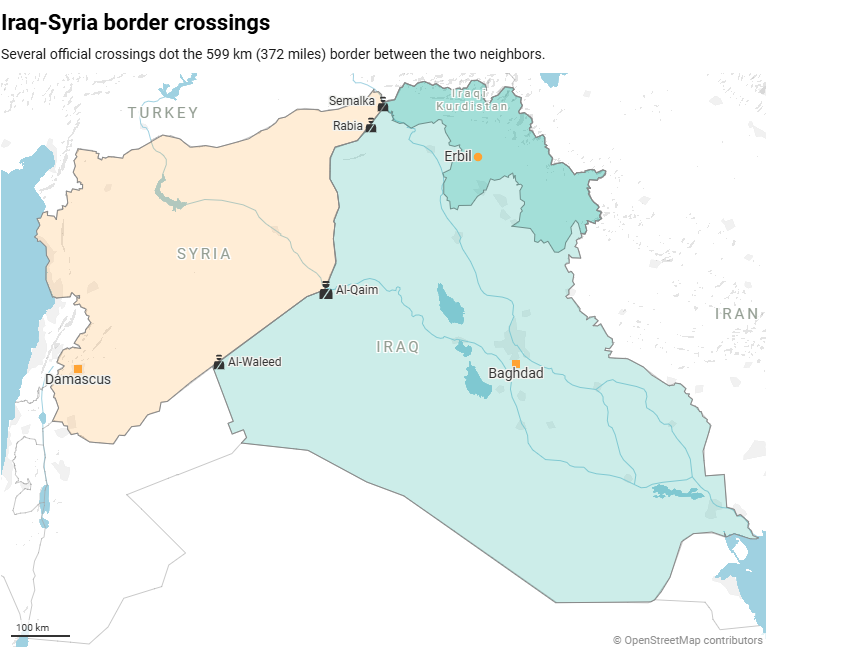 مرز عراق و سوریه