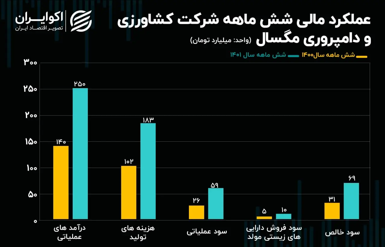 عملکرد مالی شش ماهه زمگسا08.09