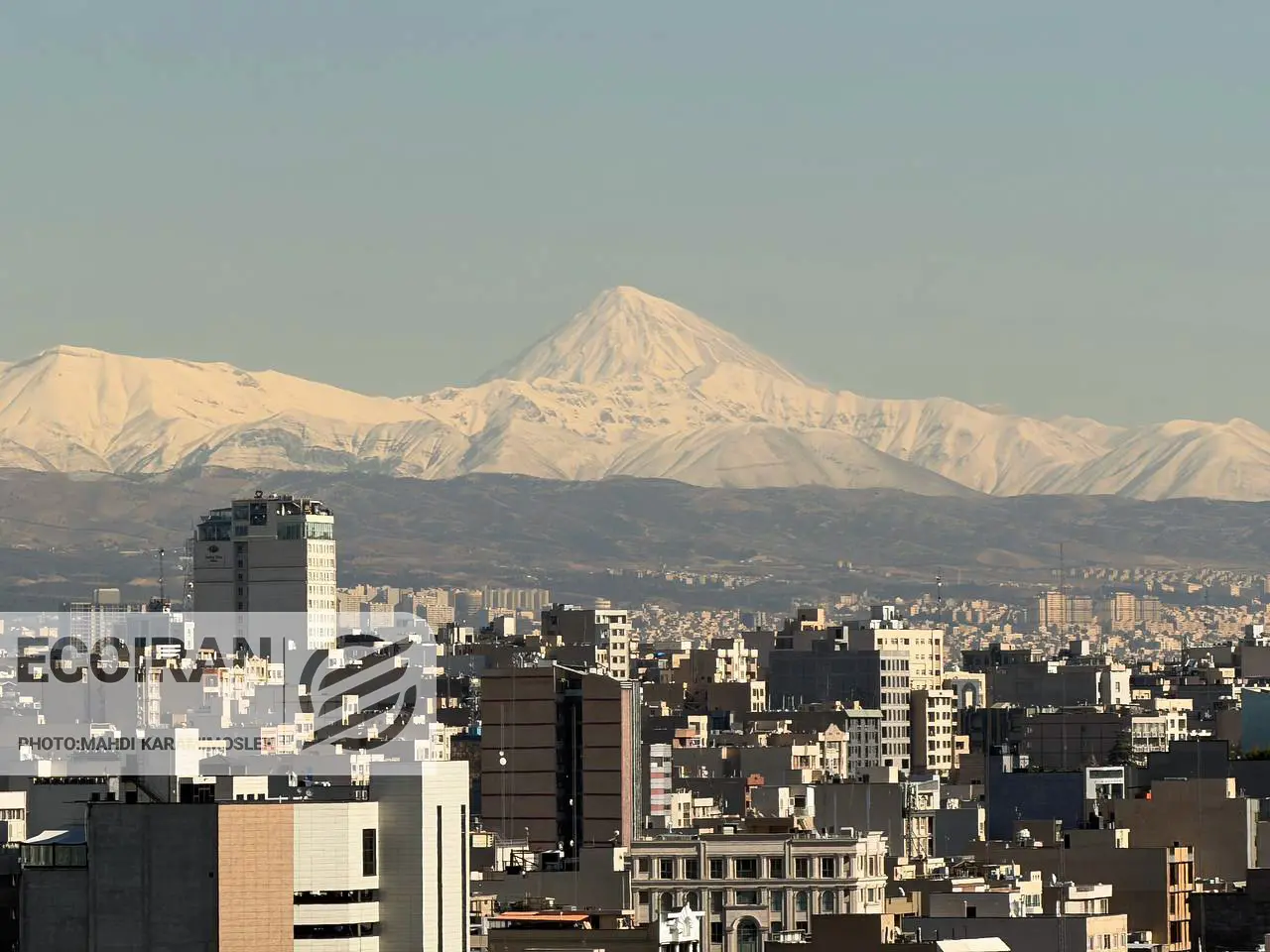 تهران هوای صاف هوای پاک دماوند برج میلاد شهرتهران مصلی امام مسکن