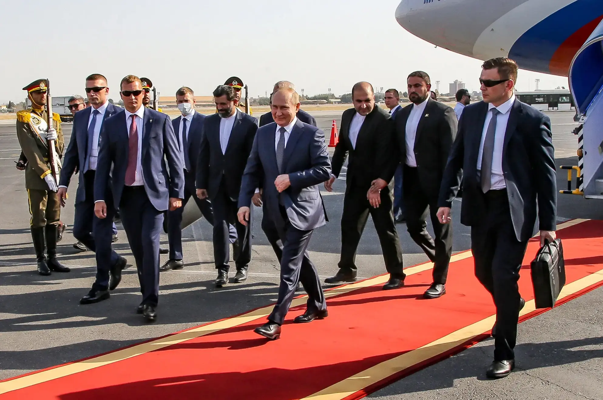 ولادمیر پوتین روسیه فرودگاه مهرآباد