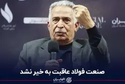 صنعت فولاد عاقبت به خیر نشد