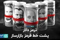 ترمز دلار پشت خط قرمز بازارساز 