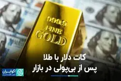 جدایی دلار از طلا هم‌زمان با کم‌شدن نقدینگی در بازار