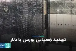 تهدید همپایی بورس با دلار