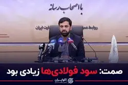 صمت:سود فولادی‌ها زیادی بود