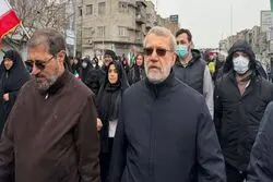 فیلم واکنش علی لاریجانی به حمله اسرائیل در نزدیکی مسیر‌های راهپیمایی روز قدس