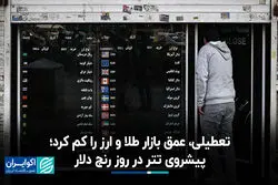 تعطیلی، عمق بازار طلا و ارز را کم کرد؛ پیشروی تتر در روز رنج دلار