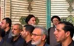 حضور فرزندان آیت‌الله سیستانی در تشییع رهبر شهید در حرم علوی