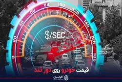 قیمت خودرو روی دور تند