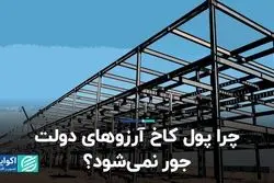 چرا پول کاخ آرزوهای دولت جور نمی‌شود؟ 