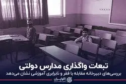 تبعات واگذاری مدارس دولتی