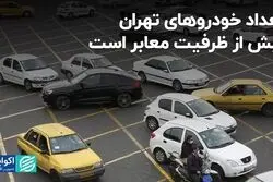 تعداد خودروهای تهران، بیش از ظرفیت معابر است