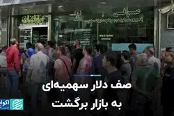 صف دلار سهمیه‌ای به بازار برگشت