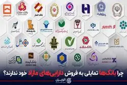 چرا بانک‌ها تمایلی به فروش دارایی‌های مازاد خود ندارند؟