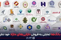 چرا بانک‌ها تمایلی به فروش دارایی‌های مازاد خود ندارند؟