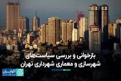 بازخوانی و بررسی سیاست‌های شهرسازی و معماری شهرداری تهران
