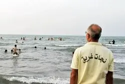 ۱۲۱ نفر از غرق شدن در دریای مازندران نجات یافتند