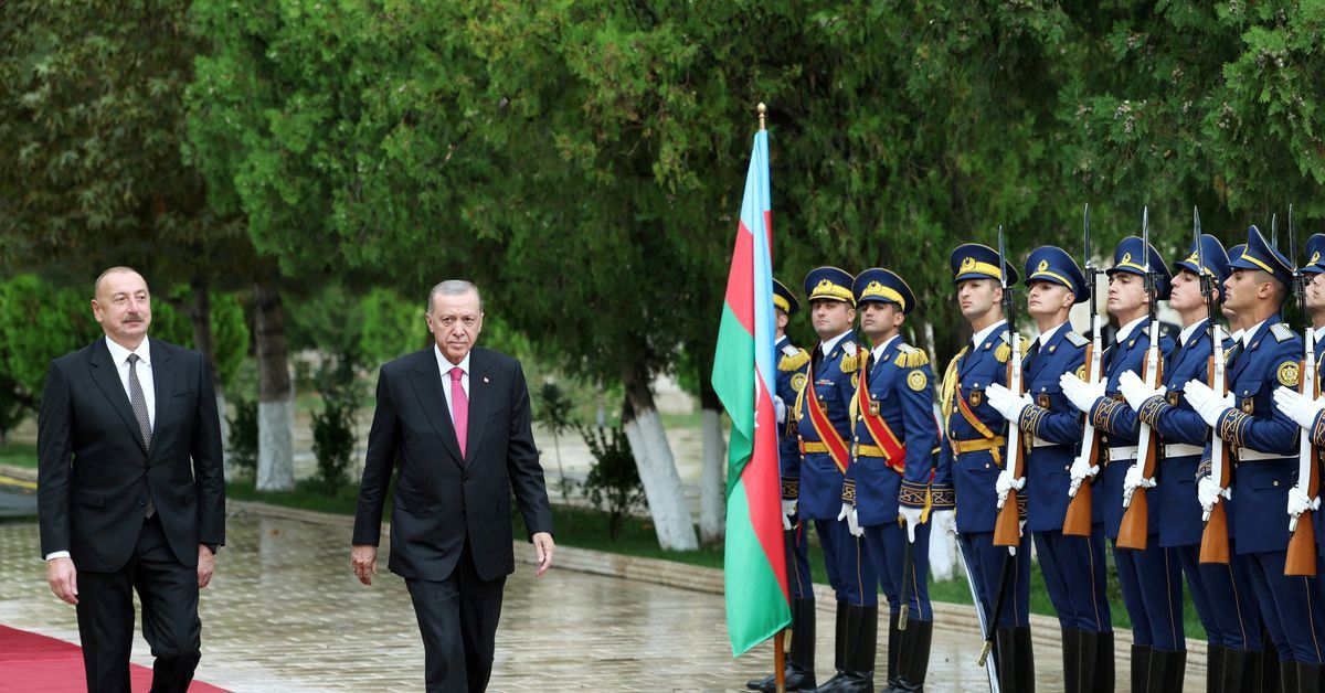 سخنان جنجالی علی‌اف در دیدار با اردوغان؛ کریدور پرمناقشه با تصرف خاک ارمنستان!