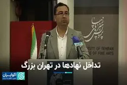 تداخل نهادها در تهران بزرگ