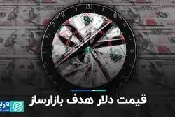 قیمت دلار هدف بازارساز