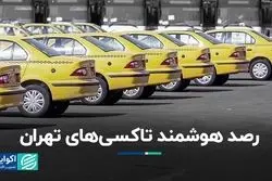 نظارت لحظه‌ای تاکسی‌های تهران  