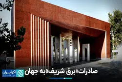 صادرات «برق شریف» به جهان