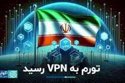 تورم به vpn رسید  