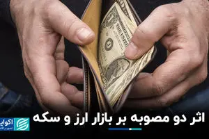 اثر دو مصوبه بر بازار ارز و سکه