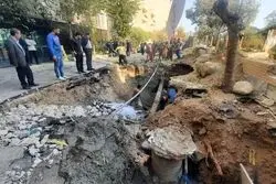 اعلام دلیل اصلی نشست زمین درامامزاده اسماعیل؛خطری ساختمان های اطراف را تهدید نمی کند 