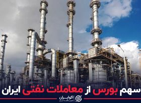 سهم بورس از معاملات نفتی ایران