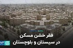 فقر خشن مسکن در سیستان و بلوچستان