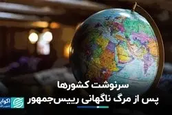 سرنوشت کشورها پس از مرگ­ ناگهانی رییس جمهور
