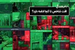افت شاخص تا کجا ادامه دارد؟