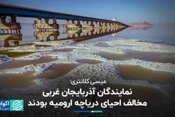 نمایندگان آذربایجان غربی مخالف احیای دریاچه ارومیه بودند