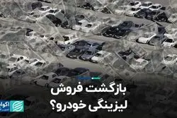 بازگشت فروش لیزینگی خودرو؟