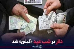 دلار در شب عید «گیفن» شد