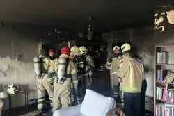 آتش‌سوزی در شهرک اکباتان