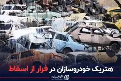 هتریک خودروسازان در فرار از اسقاط