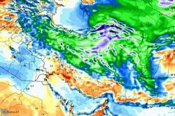 ورود موج جدید بارش‌های سنگین و توده هوای خنک به کشور از هفته آینده