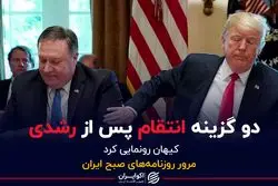 دو گزینه انتقام پس از رشدی 