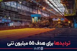 تردیدها برای هدف ۵۵ میلیون تنی