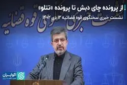  از پرونده چای دبش تا پرونده «تتلو»/ نشست خبری سخنگوی قوه قضائیه 12 دی 1402